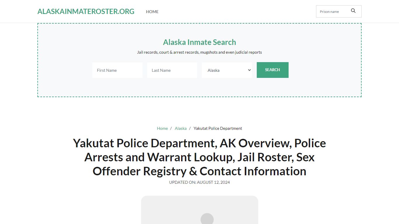 Yakutat Police Department, AK: Recent Arrests, Jail Roster, Search ...